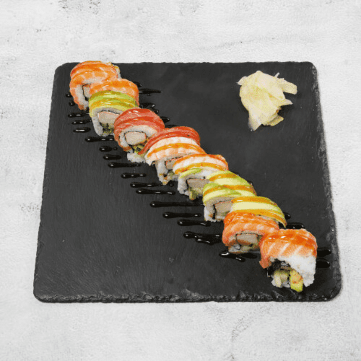 Moto Special Rainbow Roll